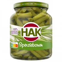 1/2 grüne Bohnen fein hacken