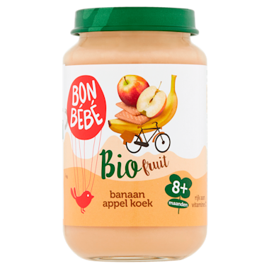 Bon Bebe BIO 8m04 Banana-apple-cake