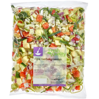 Fine stir-fry vegetables
