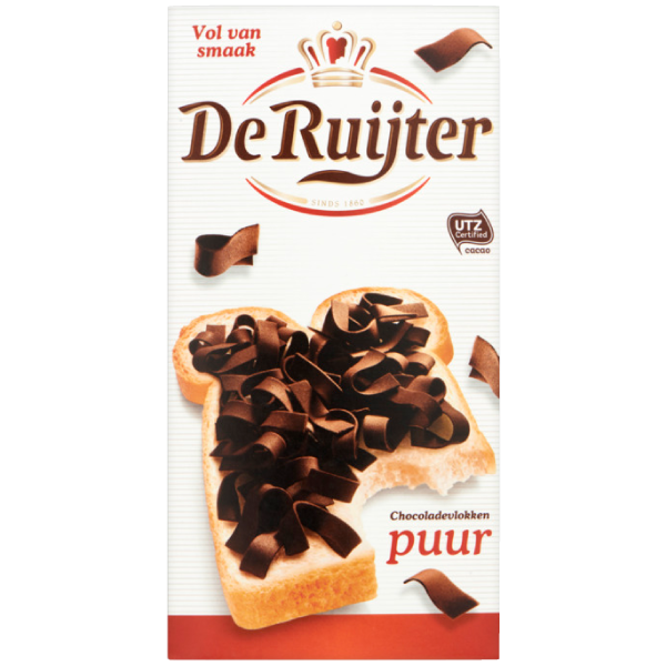 Chocolate flakes pure