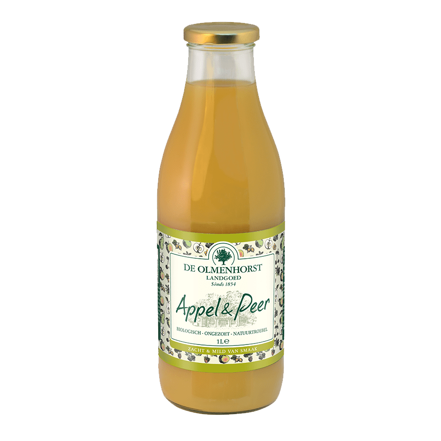 Olmenhorst Biologische sappen - Appel-Perensap 1 liter