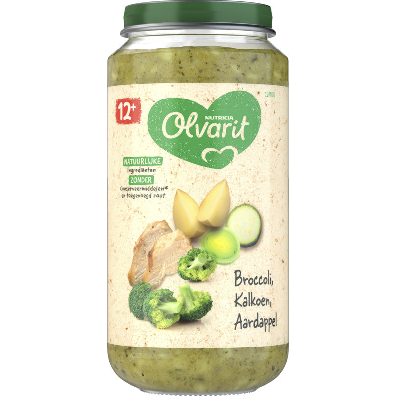 (12 mnd.) Broccoli kalkoen aardappel