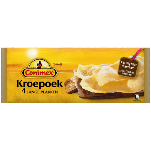 4 plakken kroepoek