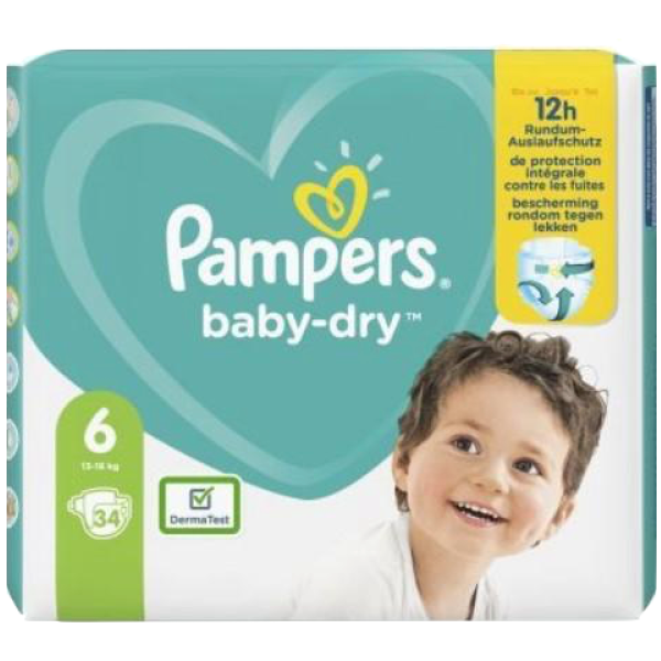 Baby-dry maat 6